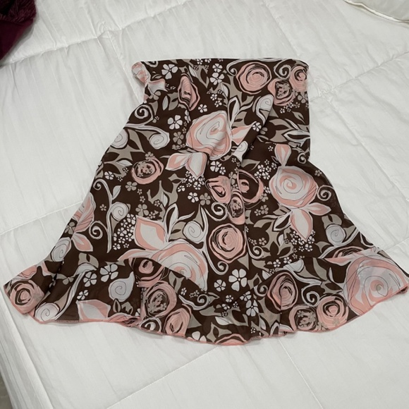 Y2K Flowy Fairy With Ruffle Hem MIDI Skirt Size 8 - Picture 3 of 6